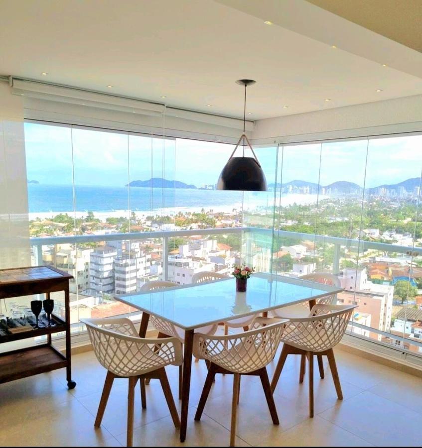 Apartamento Encantador Guarujá Enseada Vista Mar Esterno foto