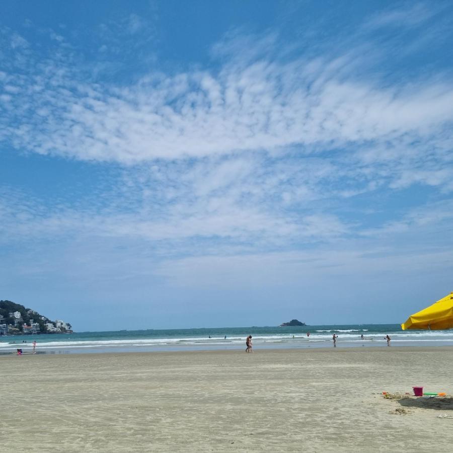 Apartamento Encantador Guarujá Enseada Vista Mar Esterno foto